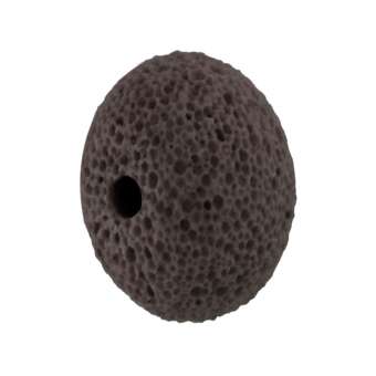 Lavaperlen, 14X10 mm, dunkelbraun dunkelbraun