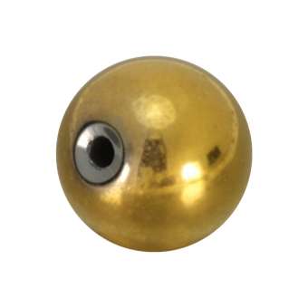 Hematit Perle, 10mm, goldfarben 