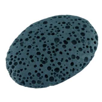 Lavaperle, 26 mm, oval, safirtürkis mint-türkis