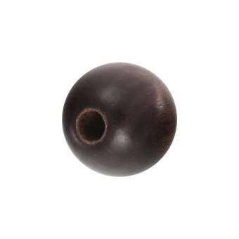 Holzperle (Tiger Ebony Wood / Ebenholz), 6mm, rund, braunen Tiger Ebony Wood / Ebenholz, braunen