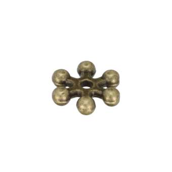 Metallspacer, 7X2mm, silberfarben silberfarben