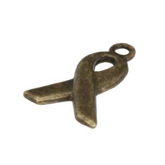 Metallanhänger (Schleife), 14X10mm, bronzefarben bronzefarben