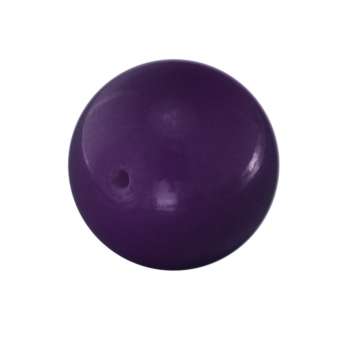 Glasperle, 8mm, rund, dunkelviolett dunkelviolett