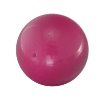 Glasperle, 12mm, rund, dunkelpink dunkelpink