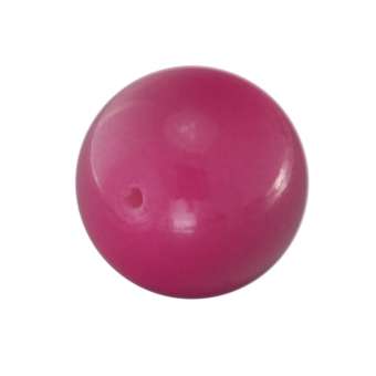 Glasperle, 8mm, rund, dunkelpink dunkelpink