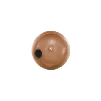 Magic / Miracle bead, 6mm, hellbraun hellbraun
