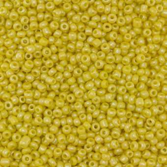 Rocailles, 50g, rund, 1,5mm, gelb ceylon gelb ceylon