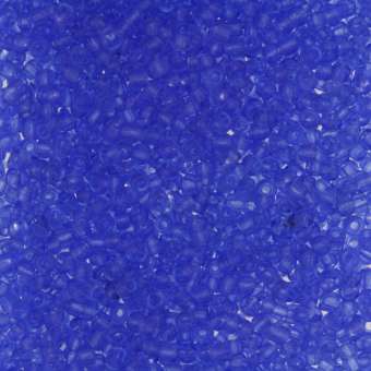 Rocailles, 50g, rund, 2mm, blau transparent blau transparent