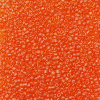 Rocailles, 50g, rund, 1,5mm, orange luster orange luster