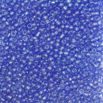 Rocailles, 50g, rund, 2mm, hellblau-violett luster hellblau-violett luster