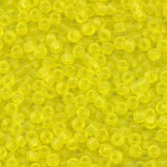Miyuki, Rocailles, 10Gramm, 2mm (11/0), 136 Transparent zitronengelb (transparent)