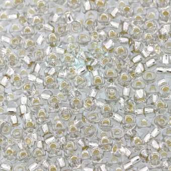 Miyuki, Rocailles, 10Gramm, 2mm (11/0), 2433 Silverline silber (silverline)