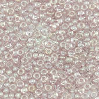 Miyuki, Rocailles, 10Gramm, 2mm (11/0), 168 Transparent Luster helllila (transparent luster)
