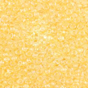 Miyuki, Rocailles, 10Gramm, 2mm (11/0), 162 Transparent Luster braun-beige (transparent luster)