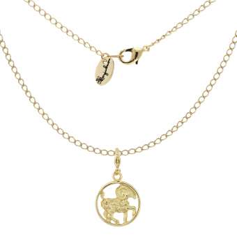 Kette mit Sternzeichen-Anhänger "Widder", goldfarben "Widder" goldfarben