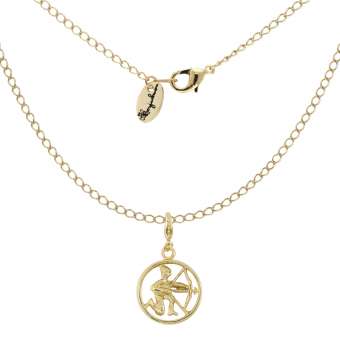 Kette mit Sternzeichen-Anhänger "Schütze", goldfarben "Schütze" goldfarben
