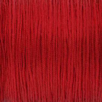 Satinband (100cm), 0,8mm breit, rund, rot rot