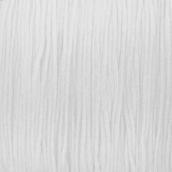 Satinband (100cm), 0,8mm breit, rund, weiß weiß