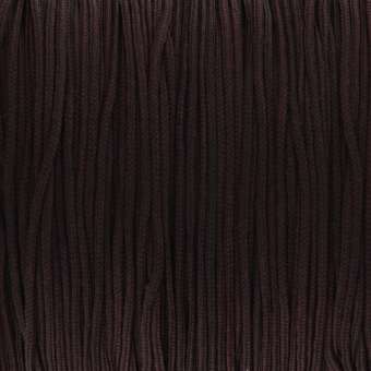 Satinband (100cm), 0,8mm breit, rund, dunkelbraun dunkelbraun