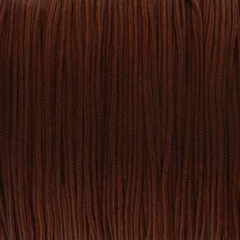 Satinband (100cm), 0,8mm breit, rund, mittelbraun mittelbraun