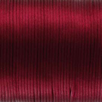 Satinband, 100cm, 2,5mm breit, dunkelrot dunkelrot