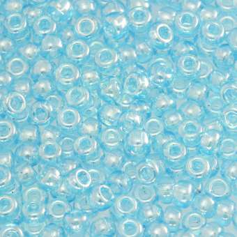 Miyuki, Rocailles, 10Gramm, 3mm (8/0), 321 Transparent Luster hellblau (transparent luster)