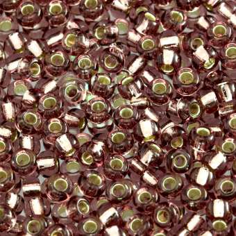 Miyuki, Rocailles, 10Gramm, 3mm (8/0), 12 Silverline helllila (silverline)