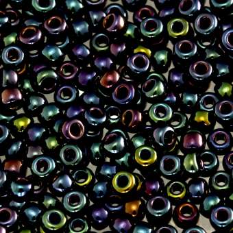 Miyuki, Rocailles, 10Gramm, 3mm (8/0), 452 Metallic dunkelblau metallic