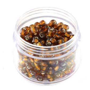 Rocailles, 20g, rund, 4mm, verschiedene Farben und Effekte 