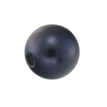 Wachsperle aus Kunststoff (10Stück), 8mm, rund, verschiedene Farben 