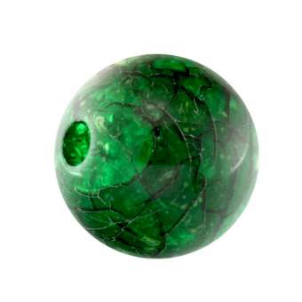 Perle in Marmoroptik, 11mm, rund, verschiedene Farben 