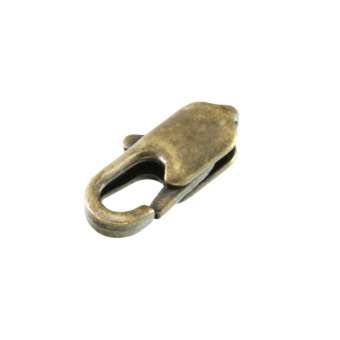 Verschluss, 10X6mm, asymmetrisch, verschiedene Farben 