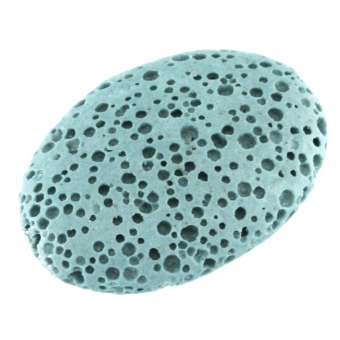 Schmuckperle aus Lava, 28mm, oval, verschiedene Farben 