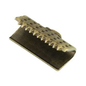 Flache Endkappe, 13X5mm, rechteckig, verschiedene Farben 