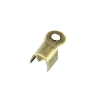 Flache Endkappe (10 Stück), 4,3X3,5mm, rechteckig, verschiedene Farben 