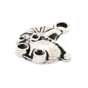 Metallanhänger, 16X14mm, Kinderwagen, verschiedene Farben 