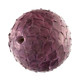 Perle aus Leder, 16mm, rund, verschiedene Farben 