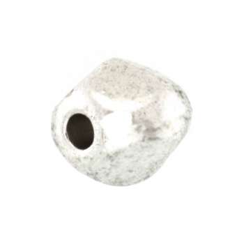 Metallperle, 10X10mm, oval, verschiedene Farben 