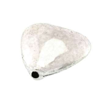 Metallperle, 14X14mm, Herz, verschiedene Farben 