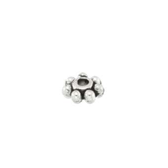 Metallperle, 4mm, rund, verschiedene Farben 