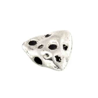 Metallperle, 8X8mm, dreieckig, verschiedene Farben 