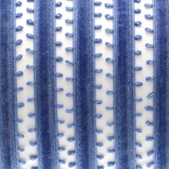 Samtband mit Schlaufen, 50cm, 14mm breit, hellblau-violett hellblau-violett