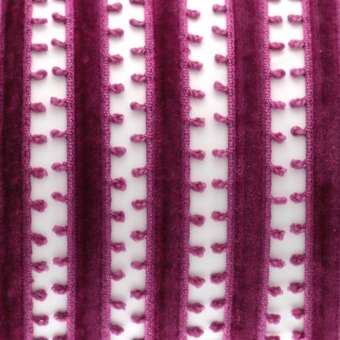 Samtband mit Schlaufen, 50cm, 14mm breit, violett violett