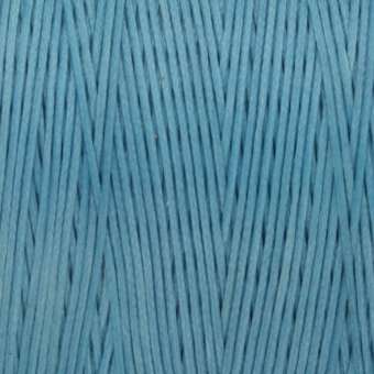Gewachstes Band in Baumwolloptik (100cm), 1mm X 0,4mm breit, hellblau hellblau