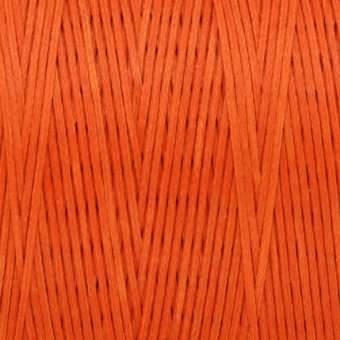 Gewachstes Band in Baumwolloptik (100cm), 1mm X 0,4mm breit, orange orange
