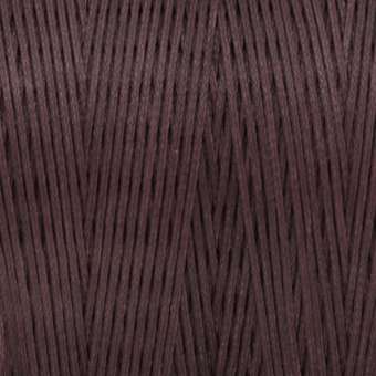 Gewachstes Band in Baumwolloptik (100cm), 1mm X 0,4mm breit, dunkelbraun dunkelbraun
