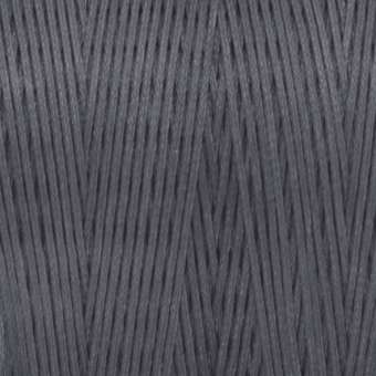 Gewachstes Band in Baumwolloptik (100cm), 1mm X 0,4mm breit, grau grau