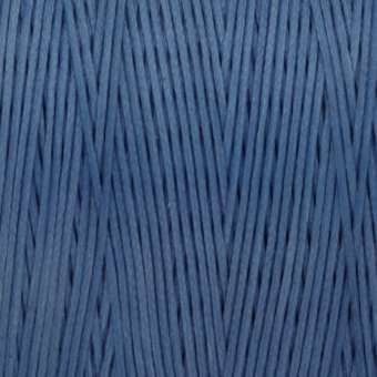 Gewachstes Band in Baumwolloptik (100cm), 1mm X 0,4mm breit, blau blau