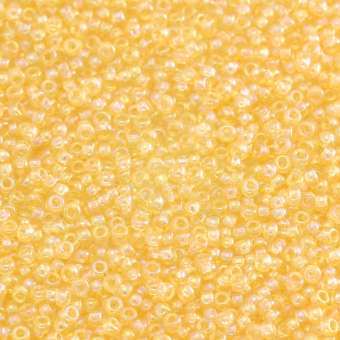 Miyuki, Rocailles, 10Gramm, 1,5mm (15/0), 251 Transparent Rainbow braun-beige (transparent rainbow)