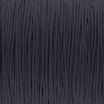 elastisches Band (50cm), 1,5mm, rund, dunkelgrau dunkelgrau